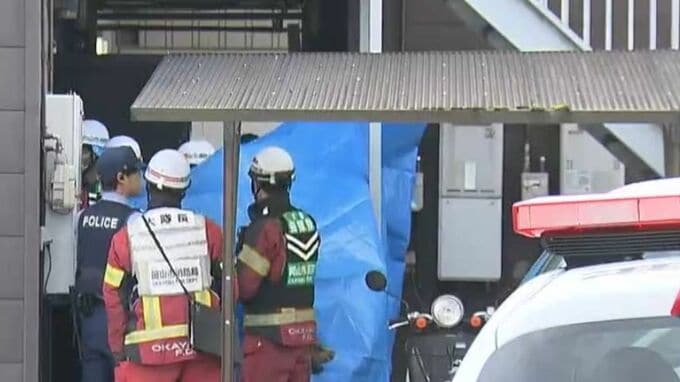 岡山市北区のアパートで火事 1人の遺体が見つかる 一人暮らしの74歳女性か |TBS NEWS DIG
