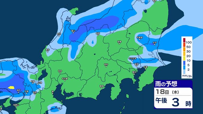 【大雨情報】関東甲信　前線が南下　18日昼前から夜遅くにかけ　ゲリラ雷雨に注意【18日～23日の雨のシミュレーション画像掲載】関東北部・関東南部100ミリ　甲信80ミリ　気象庁　|　SBC NEWS | 長野のニュース | SBC信越放送