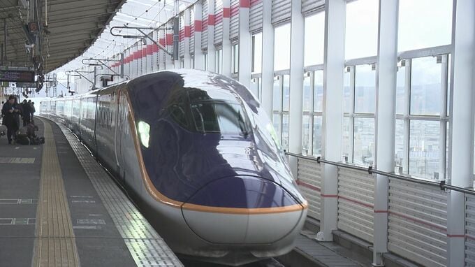 年末年始の東北新幹線　県内利用者は前年比3万人増　最大9連休、穏やかな天候要因か　福島|TBS NEWS DIG