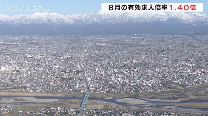 「求人の動きに足踏み感」有効求人倍率が３か月連続の低下　正社員の有効求人倍率は1.47倍も前年同期比で下回る　富山労働局|TBS NEWS DIG
