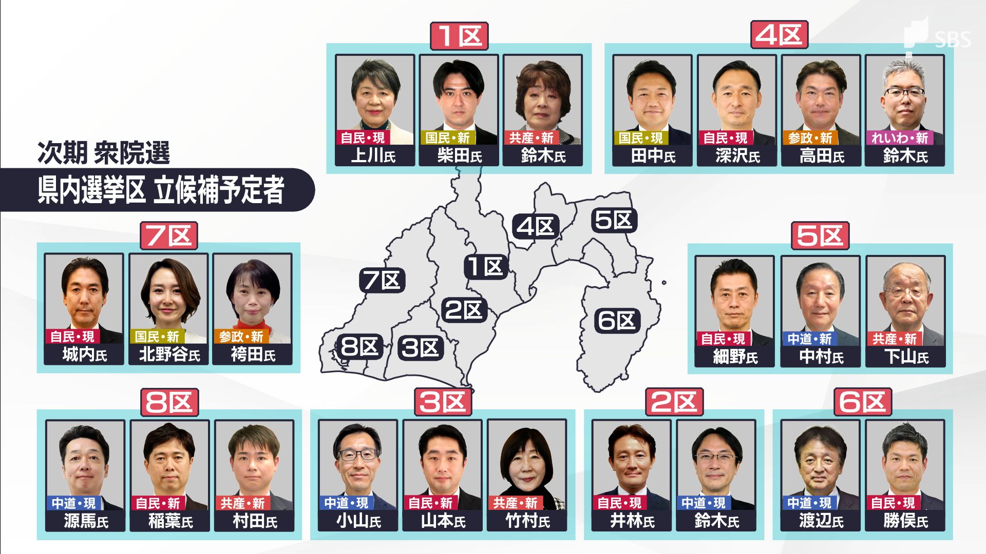 衆議院 選挙 静岡
