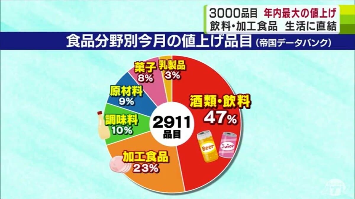 選挙どころではないんじゃないですか」2024年最多の約3000品目の食品