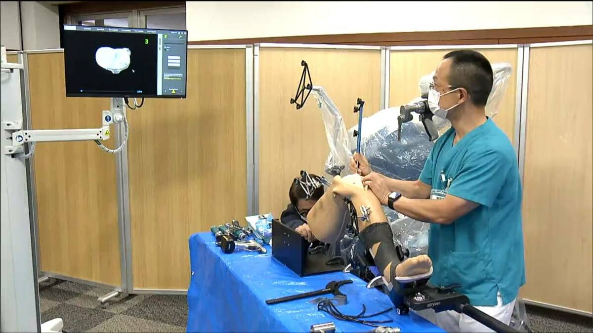 入院期間の短縮であったりリハビリの進み方がかなり早い」ロボテック