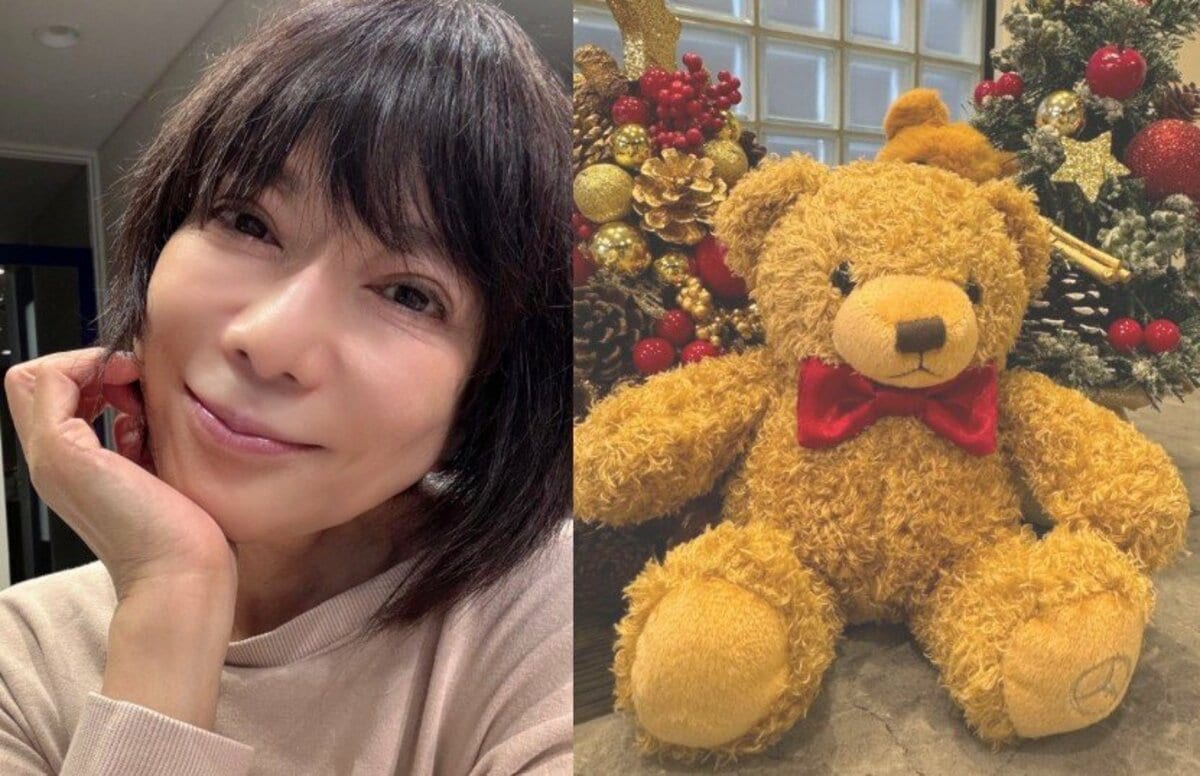 堀ちえみ 】愛車・ベンツの担当者からクリスマスベアのプレゼント