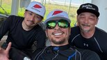 【 長瀬智也 】「体感気温41℃」猛暑の中チームメイトと笑顔　来月6日に富士スピードウェイでオートバイレース|TBS NEWS DIG