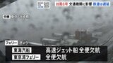 フェリーなど海の便でも欠航相次ぐ　東京・竹芝と伊豆諸島結ぶ東海汽船は高速ジェット船全便欠航　東京湾フェリーも全便欠航【台風6号 交通機関への影響】|TBS NEWS DIG