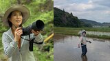 【 磯野貴理子 】「今日も田植えの準備です！」　巣作りする水鳥・カイツブリを見つけて「遠くから見守ろう」|TBS NEWS DIG