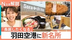 「早く空港に行きたくなる」羽田空港に新フードコートがオープン、高級すし店「銀座おのでら」の海鮮丼が1580円【Nスタ解説】| TBS CROSS DIG with Bloomberg
