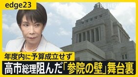 46年ぶり可否同数の衝撃…高市総理阻んだ「参議院の壁」 予算成立の裏側に“参院のキーマン”の存在　総理の苦境は2031年まで？【edge23】|TBS NEWS DIG