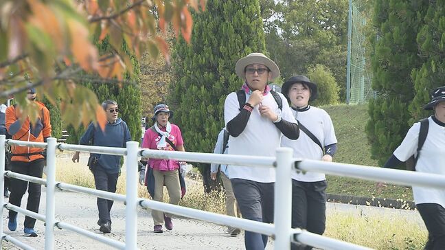 「最高、気持ちいいです」恒例の秋空散策ウォーキングイベント　約600人が参加　福島|TBS NEWS DIG