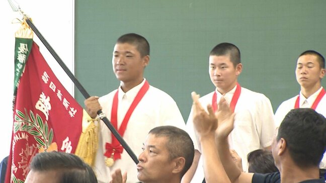 2年ぶり夏の甲子園、高知中央の壮行式　“KKコンビ”後輩・山野司監督(PL出身)は就任3か月で聖地へ、主将は「2年前の先輩超え」目指す|TBS NEWS DIG