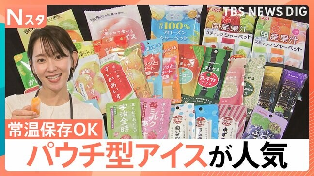 「パウチ型アイス」人気が拡大中！ 売り上げ3倍に急増のメーカーも、材料費1個50円弱 100円ショップグッズで簡単に【Nスタ】|TBS NEWS DIG