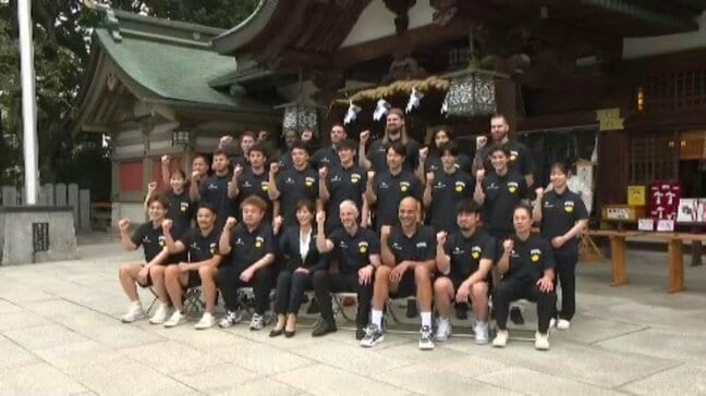 Bリーグ愛媛オレンジバイキングスが必勝祈願 26日の開幕戦へ飛躍誓う|TBS NEWS DIG