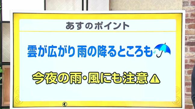 高知の天気　１６日　未明から明け方にかけて急な強い雨に注意　山岸拓気象予報士が解説|TBS NEWS DIG