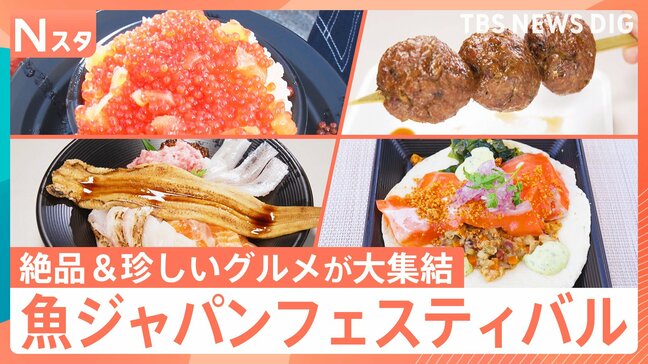 カニ!真鯛!サーモン!魚介メシ大集結「魚ジャパンフェスティバル」全国の地魚グルメの熱き戦いに密着【それスタ】|TBS NEWS DIG