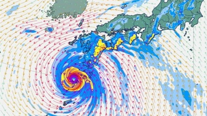 【台風情報】非常に強い台風１０号　九州南部・奄美地方　２７日夜から２８日夜にかけ、線状降水帯の可能性　【予想進路・雨と風のシミュレーション】　|　山梨のニュース | ＵＴＹテレビ山梨