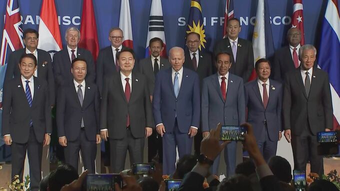 IPEF　重要鉱物の供給網強化で新会合　首脳声明　アメリカが中国対抗を念頭に新経済圏構想