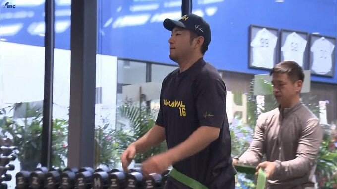 菊池雄星投手が自主トレを公開　母校・花巻東高校近くに完成した自身プロデュースの屋内練習場で　岩手|TBS NEWS DIG