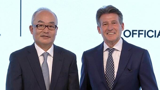 ソニーが世界陸連と3年のスポンサーシップ契約「感動体験を世界に」　2025年9月に東京で世界陸上開催|TBS NEWS DIG