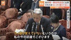 盛山大臣「はっきり覚えていないというのが今の認識」　旧統一教会関連団体との関係めぐり| TBS CROSS DIG with Bloomberg