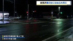 横断歩道を渡っていた女性が乗用車2台にはねられ死亡　1台はそのまま走り去る　ひき逃げの可能性　北海道岩見沢市・国道12号|TBS NEWS DIG