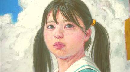 穏やかな満ち足りたような感じになって」石田宗之さんの油絵展 人物画