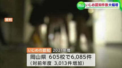岡山県「いじめ認知件数」倍増 香川県「小学校での暴力行為」大幅増