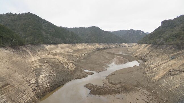 降雨で宇連ダム貯水率0.5%とわずかに回復 豊川用水の渇水受け矢作川と佐久間ダムからの緊急導水決定|TBS NEWS DIG