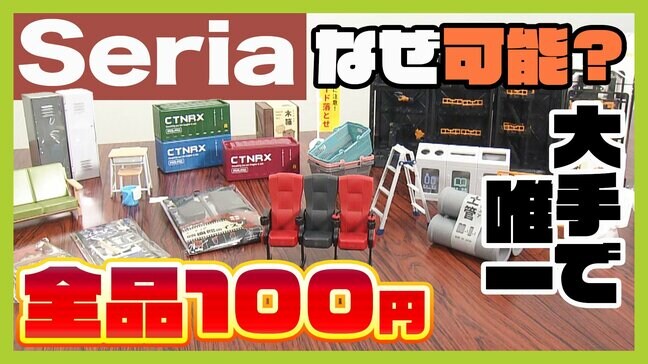 全商品100円を貫く『セリア』が今注力するのは「ミニチュア商品」! コスト削減・データ分析...売り上げ業界2位の裏側を取材「まだまだアイデア次第で作れる」|TBS NEWS DIG