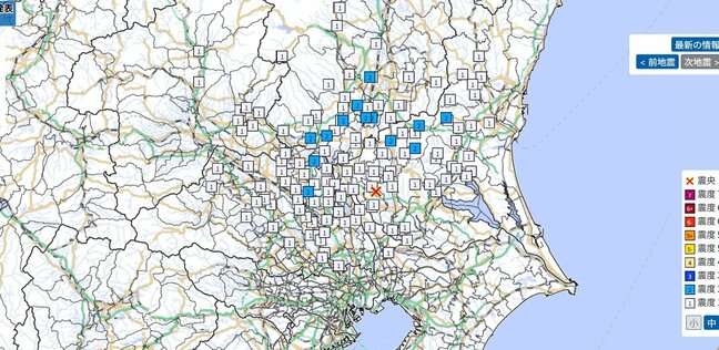 【地震情報】茨城県南部で震度2の地震　M3.7、津波の心配なし　関東の広範囲で揺れを観測|TBS NEWS DIG