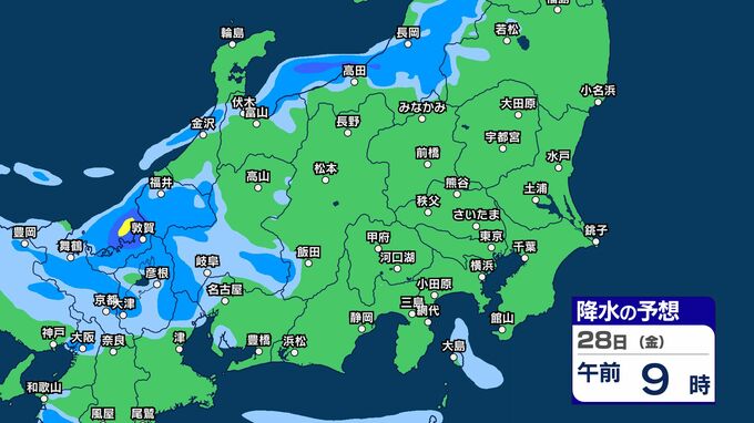 【気象情報】長野県　“ゲリラ雷雨”に注意　28日夜の始め頃にかけ　大気の状態非常に不安定に　北部・中部80ミリ　南部100ミリ（～29日午前6時・多い所）【1時間ごとの雨予想・発雷確率】（28日午前5時51分・長野地方気象台発表|TBS NEWS DIG