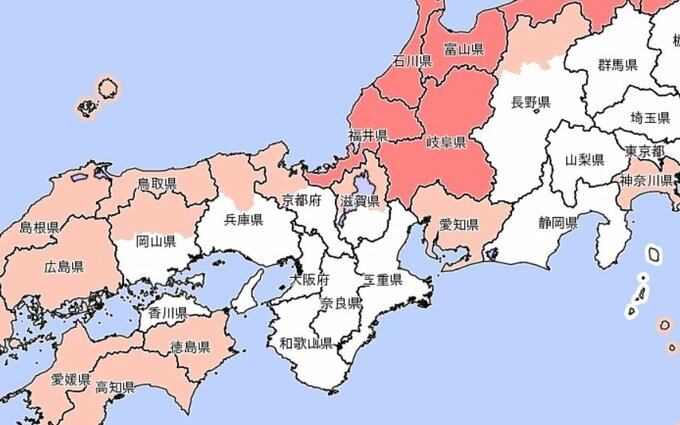 【大雪情報・午後6時更新】近畿北部は4日明け方から6日頃にかけて積雪や路面の凍結による交通障害に十分注意を　5日は警報級の大雪の可能性【大雪と雨と風のシミュレーション】　|　富山のニュース｜天気・防災｜チューリップテレビ