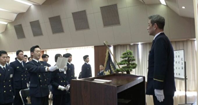 石川県消防学校で入校式　能登出身の男性「豪雨や震災での救助活動を見て消防士目指した」　|　石川県のニュース｜MRO北陸放送
