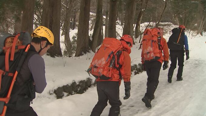 大山雪崩　男性2人の捜索3日目　ヘリで上空から捜索するも見つからず…翌朝から捜索再開へ　|　BSSニュース | BSS山陰放送
