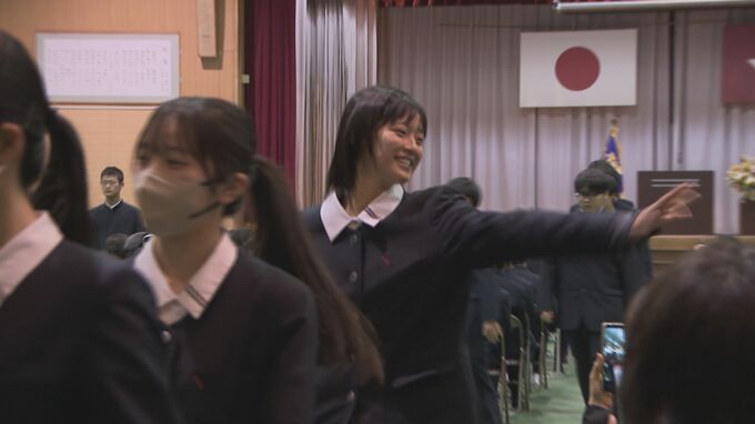「柳井商工にいた３年間は幸せなものに」ＡＣＴＳＡＩＫＹＯ入団内定の田口真彩選手が学びやをあとに　|TBS NEWS DIG