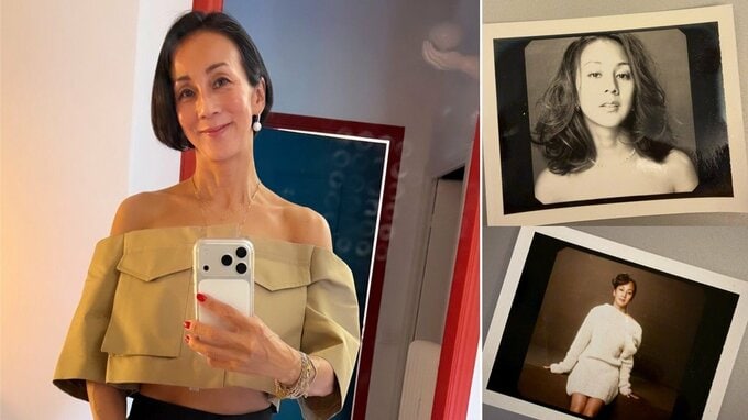 【 中村江里子 】30代初めの〝ポラ〟公開「昔も今もずーっとお美しい」　実家の片付け中に発掘 「ファッション撮影って楽しかったなぁ」|TBS NEWS DIG