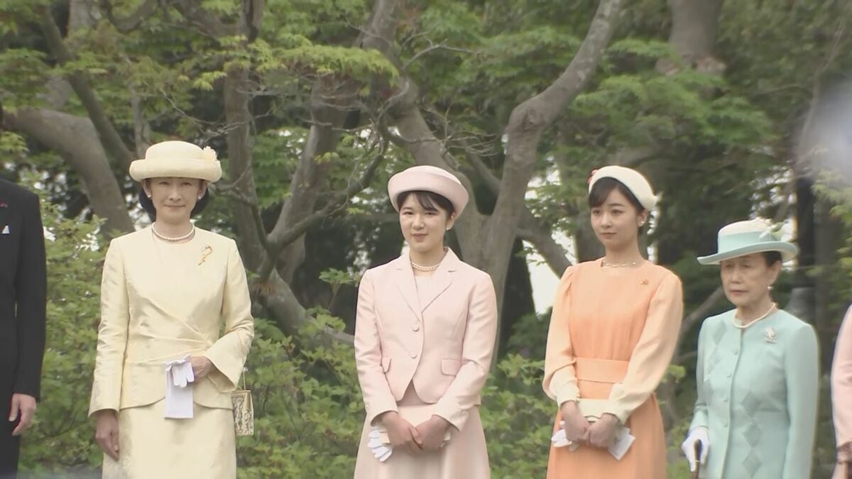 【速報】天皇皇后両陛下主催「春の園遊会」開催 長女・愛子さまは初の出席 TBS NEWS DIG