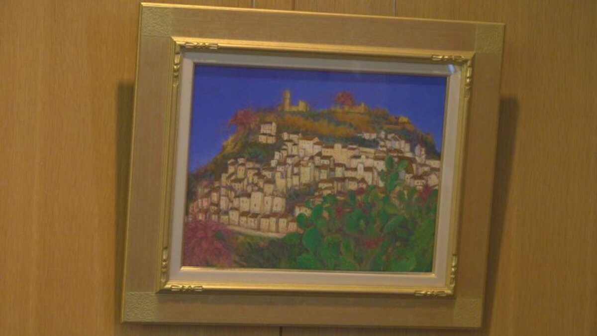 大矢邦昭　バラのコリーダ 油彩画 K. Oya 大矢邦昭 バラのコリーダ 油彩画 K. Oya 大矢邦昭 バラのコリーダ 油彩画