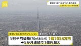 東京23区の中古マンション平均価格 5か月連続で1億円超え 調査会社「価格の上昇傾向は続く」と分析|TBS NEWS DIG