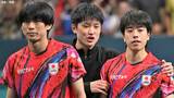 卓球男子は4位、張本智和は悔し涙こらえ「勝てなかったですが...すごくいい大会だった」「本当にいいチーム」【パリ五輪】|TBS NEWS DIG