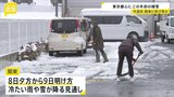 また雪に？東京など関東のピーク過ぎるも今週末に再び雪が降る可能性　厳しい冬の寒さが続く見通し|TBS NEWS DIG