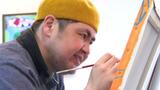 「そのまま自分の感じたものを表現できる」自閉症の画家・太田宏介さん個展 松山で初開催 | 愛媛のニュース - Nスタえひめ|あいテレビは6チャンネル