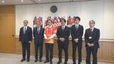 バサジィ大分 シーズン開幕前に知事表敬「熱く最後まで戦う」 | 大分のニュース|OBS NEWS|大分放送