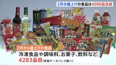 2月は冷凍食品など4000品目以上の食品が値上げ予定　去年10月以来の“値上げラッシュ”| TBS CROSS DIG with Bloomberg