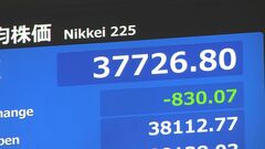 【速報】日経平均一時800円超下落 約1か月ぶりの安値| TBS CROSS DIG with Bloomberg