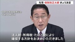 税制改正大綱がきょう決定 “防衛増税”の財源　法人税、所得税、たばこ税により確保する方針| TBS CROSS DIG with Bloomberg
