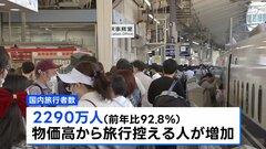 ゴールデンウィークの1泊以上の旅行者数2345万人の見通し　去年より10％近く減少　約80％が「旅行に行かない」と回答| TBS CROSS DIG with Bloomberg