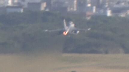日本駐留の米空軍が沖縄で訓練 普天間基地で「外来機」F-16が爆音を