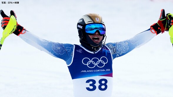 「グラッチェ！」アルペン相原史郎、攻めの滑りで20位、会心の笑顔でフィニッシュ【ミラノ五輪】|TBS NEWS DIG