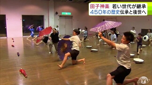 450年超の歴史ある「田子神楽」を小学生~高校生の若い世代が継承 講座に多くの子どもたちが参加 4つの演目を練習 青森県田子町|TBS NEWS DIG